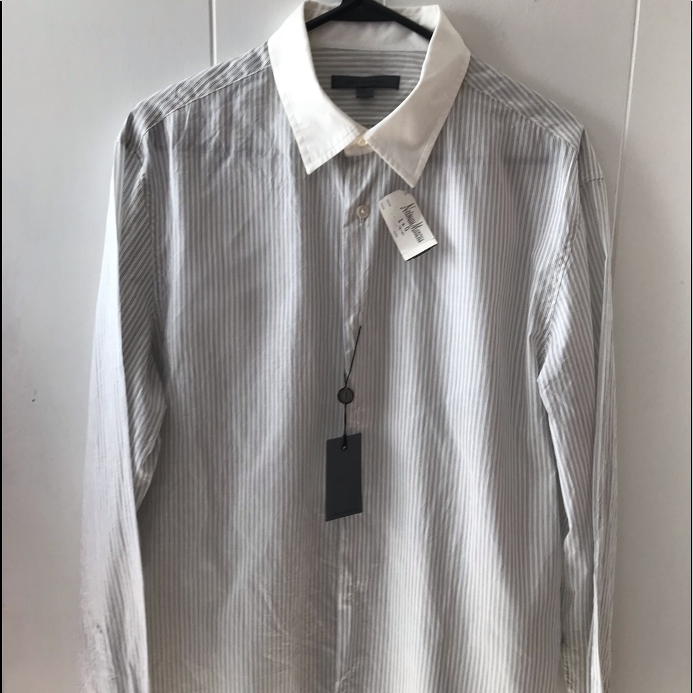 John Varvatos Men’s shirt,NWT, fine cotton, L